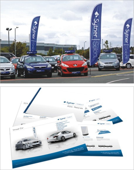 Gebrauchtwagenverkaufsmaterial und POS für Kunden Audi